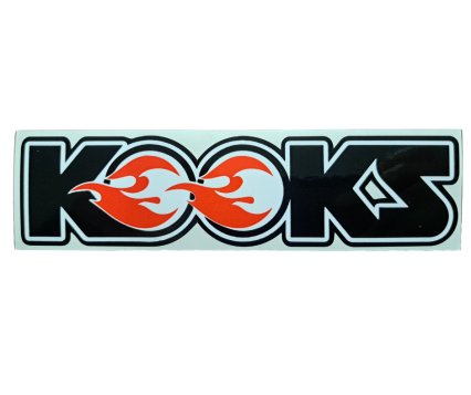 Kooks Die Cut Logo 1.55" x 6"