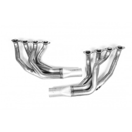 2-1/4" x 4" Stainless Steel Headers. BBC (Standard Heads) Swap in a Fox Body.