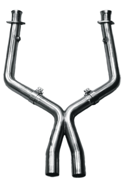 3" x 2-1/2" Comp. Only X-Pipe.  2005-2010 Mustang GT 4.6L 3V. Req. Kooks Headers