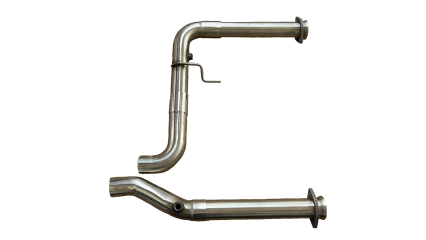 2-1/2" SS Comp. Only OEM Connection Pipes. 1999-2004 F150 Lightning 5.4L 2V.