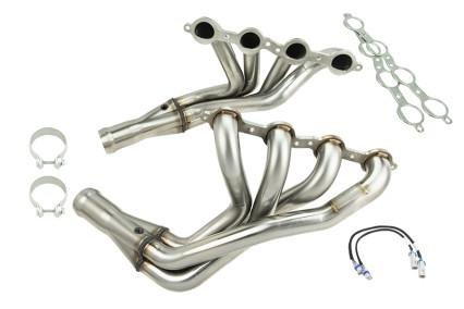 1-7/8" Header and GREEN Connection Kit. 2006-2013 Corvette Z06/ZR1 6.2L/7.0L.