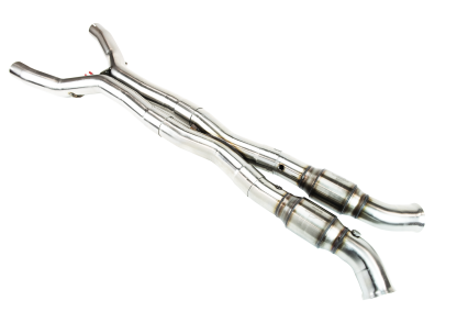 3" SS Catted X-Pipe. 2014-2019 Corvette. Connects to OEM.