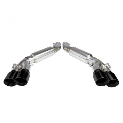 3" Axle-Back Exhaust w/Quad Black Tips. 2016-2024 Camaro SS/ZL1.