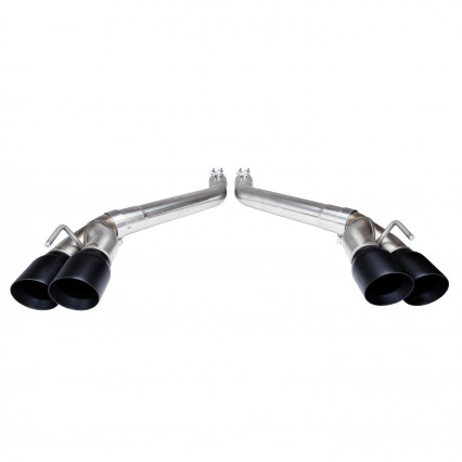 3" SS Muffler Delete Axle-Back w/Quad Black Tips. 2016-2024 Camaro SS/ZL1.