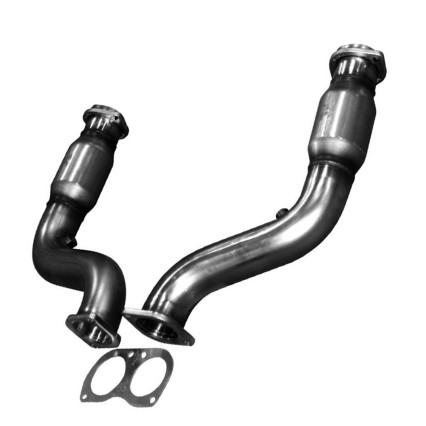 3" SS Catted OEM Connection Pipes. 2005-2006 Pontiac GTO.