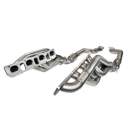 1-7/8" Stainless Headers & GREEN OEM Conn. Kit. 2012-2020 Jeep/Durango 6.4L/6.2L