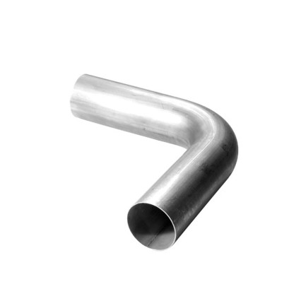 2-1/2" 304 Stainless 90 Degree Bend. 16 Ga Mandrel Bent Tubing. 3.00" CLR