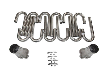 2" x 3-1/2" 304 Stainless Steel Header Weld Up Custom Header Kit